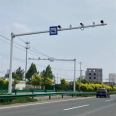 Hot dip galvanized road octagonal pole conical sign pole 6/7/8 meter monitoring column T-shaped L-shaped signal light pole