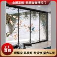 Simple tempered glass narrow frame bathroom aluminum alloy bathroom doors with various models and types