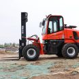 Mountain four-wheel drive off-road forklift processing wheeled diesel internal combustion off-road forklift