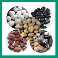 Pebble Yuhua Stone courtyard square garden engineering road laying and decoration stone Baolei production