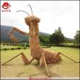 Design and Construction Exhibits of Farmers' Harvest festival Customized Farming Culture Straw Man Customized Grain Silo Grass Carving