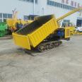 Luyuan Crawler Climbing Tiger Transport Vehicle Tipping Bucket Rubber Chain Track Vehicle Crawler Type Agricultural Transport Vehicle