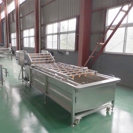 Fully automatic vegetable cleaning and processing equipment, fruit and vegetable deep processing pre-treatment equipment, and completion machinery