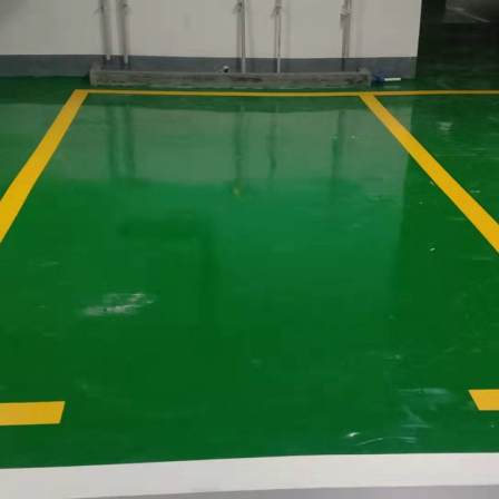 Weidun epoxy resin floor paint does not contain volatile organic solvents for workshop floor construction and curing