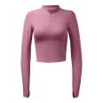 Advanced yoga suit for women in spring and autumn, slimming and slimming, internet celebrity fitness, long sleeved training, sports, running top, t-shirt