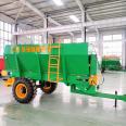 8-way reinforced manure truck, farmer manure spreader, soil and miscellaneous fertilizer dedicated manure lifting function, stone throwing machine