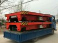 Low voltage rail electric flat car 2t 10t workshop transport electric Railroad speeder transport trolley