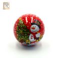 Tin can, candy can, Christmas tree decoration, hanging ball, Christmas ball, chocolate public version, spherical iron can