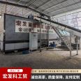 Manure crusher equipment, cattle manure, pig manure, poultry manure treatment equipment, customized Hongfa Machinery