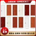 High grade American style white painted wooden doors for interior decoration, space doors, and fast delivery