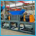 500 type waste cloth shredder woven bag double axis shear crusher bridge breaking aluminum crushing equipment