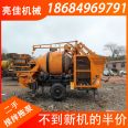 Mixing and conveying integrated machine, second-hand drag pump, lift of 70 meters, mixing method, drum mixing, convenient and flexible to use