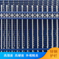 Customized community transparent fence net with zinc steel guardrail and fanlong wire mesh for community residential buildings