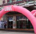 Huajin Air Mold Production and Sales 10 meter Wedding Love Arch Customized Various Shapes Inflatable Products