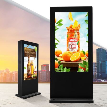 Xinchuangxin Electronics 55 inch floor to floor waterproof, sunscreen, and riot proof signboard, outdoor LED display screen advertising machine