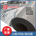 Steel structure roof insulation, glass wool veneer, white film, aluminum plated film, and two in one reinforcement clip W38