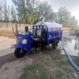 Diesel powered three wheeled suction truck for cleaning toilets in aquaculture farms Renovation of small suction trucks for self suction and self discharge of feces