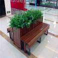 Fuding Wood Industry Customized Outdoor New Anticorrosive Wood Flower Box, Green Plant Flower Pool, Wood Keel Reinforcement, Long Service Life