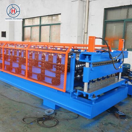 Fully automatic double-layer tile pressing machine, color steel equipment, tile making machine customized by manufacturers in Suzhou and Hangzhou