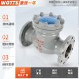 Cast steel swing flange check valve H44H-16C high and medium pressure steam valve check valve extraction