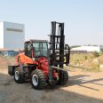 Off road forklift four-wheel drive 3 tons 5 tons 6 tons T tail crane internal combustion hydraulic stacker Cart lift loader