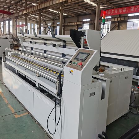 Cutting and rewinding machine, non-woven fabric slitting machine, paper and leather slitting and rewinding machine, with a wide range of applications