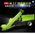 60 horsepower four wheel manure removal truck, 5 cubic hydraulic dump shovel, large width double screw manure removal head, manure removal machine