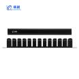 24 port cable management rack 1U12 level horizontal ring groove 19 inch network cabinet 48 port cable management device weak current box distribution rack