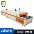 Stainless steel load-bearing tunnel furnace reciprocating belt conveyor rapid drying hot air circulation furnace source production