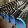 Three layer polyethylene anti-corrosion steel pipe for spiral wound gas pipelines, produced by Huadun