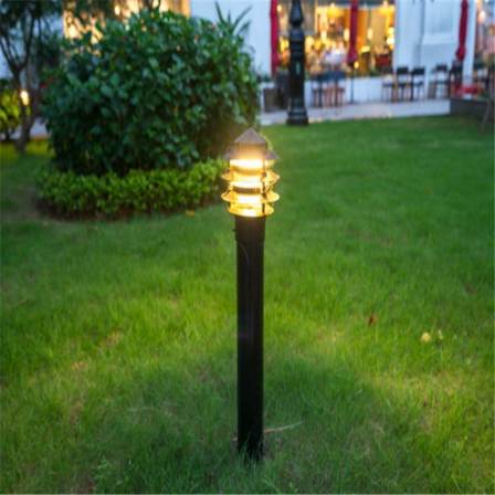 New Chinese style lawn light, outdoor waterproof lawn, simple garden, outdoor courtyard, villa, antique LED solar light