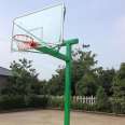 Buried square tube and circular tube hydraulic basketball frame, with good material and long service life for sports and fitness equipment