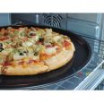 Yueying Round Black Pizza Slate Non stick Crispy bread baking pan Cordierite baking stone oven