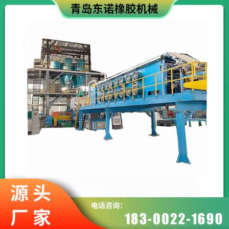 XPG-1000 multi-layer mesh belt film cooling line, ordinary fabric core conveyor belt, automatic lamination and placement of glue