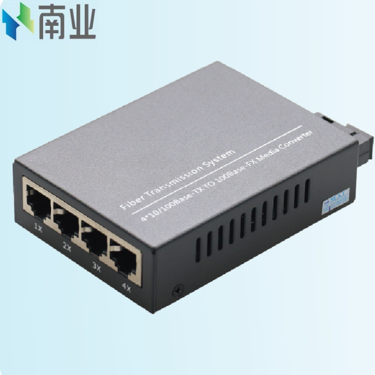 MOD1400 10/100M 100 Gigabit Fiber Optic Transceiver 1 Optical 4 Electrical Industrial Switch