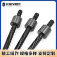 T-shaped lead screw trapezoidal galvanized lead screw high-strength full thread trapezoidal lead screw matching nut