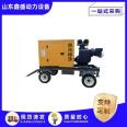 1500 cubic meter trailer type mobile pump truck intelligent LCD display controller Xinsheng Power