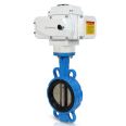 Electric switch adjustment intelligent wafer type butterfly valve D971X stainless steel cast steel 2507 desulfurization valve