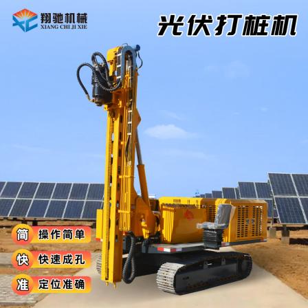 Adapt to multi terrain photovoltaic engineering hole Pile driver power station screw pile driver cast-in-place pile full hydraulic drive