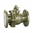 Steel lined PTFE ball valve Q41F46-16C carbon steel cast steel corrosion resistant, acid and alkali resistant flange DN80 stainless steel 304