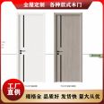 Minimalist style technology wooden flat panel paint door, high-quality boutique door can be made from one door to the top