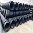 Liansu HDPE High Density Polyethylene Winding Structure Wall Reinforcement Pipe (B-type Crate Pipe) SN8 SN12.5