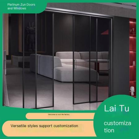 Lifting rail Sliding door supports door-to-door delivery Factory wholesale supports customized platinum doors and windows