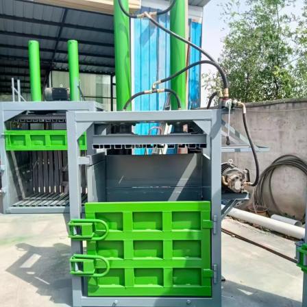 Small waste paper film hydraulic packaging machine manufacturer Paint bucket flattening machine Waste paper compressor