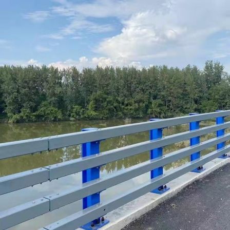 Bridge lighting anti-collision guardrail, SS grade highway protective guardrail on both sides, customized according to drawings