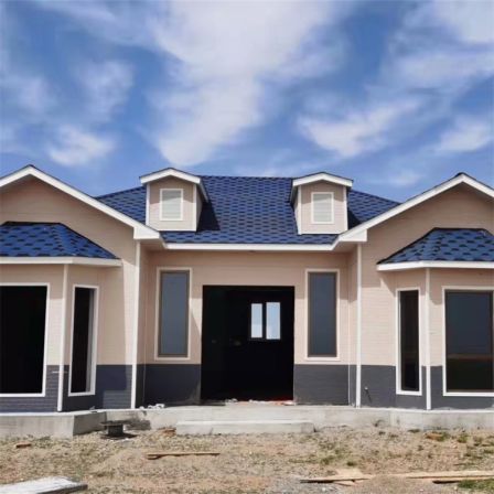 Light steel houses, self built houses in rural areas, light steel villas, steel structure houses, sturdy, durable, insulated and insulated