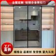 Netizen minimalist tempered glass narrow frame balcony, bedroom, minimalist folding door, various models and types