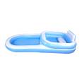 Wholesale of large household PVC inflatable pool outdoor thickened sofa swimming pool with backrest adult swimming pool by manufacturer