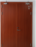 Yongxu wood heat insulated fireproof door can resist aging, novel style and inhibit fire spread