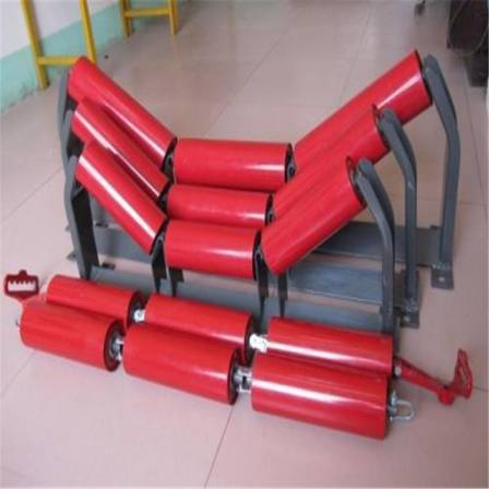 Xinmai conveyor roller unpowered buffering triple dustproof and waterproof nylon parallel centering baking paint